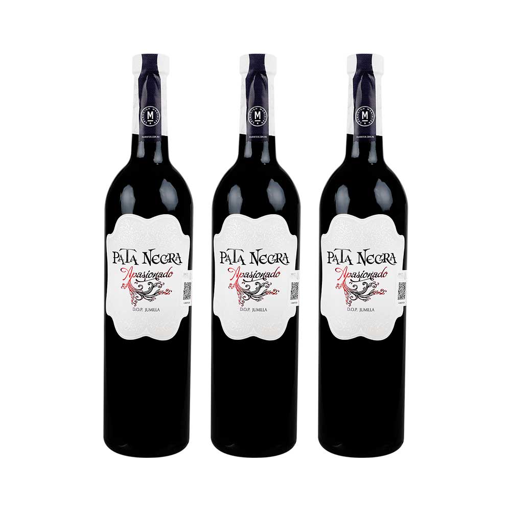 Promo 3x2 - Vino Tinto - Pata Negra - Apasionado Jumilla de 750 ml - España