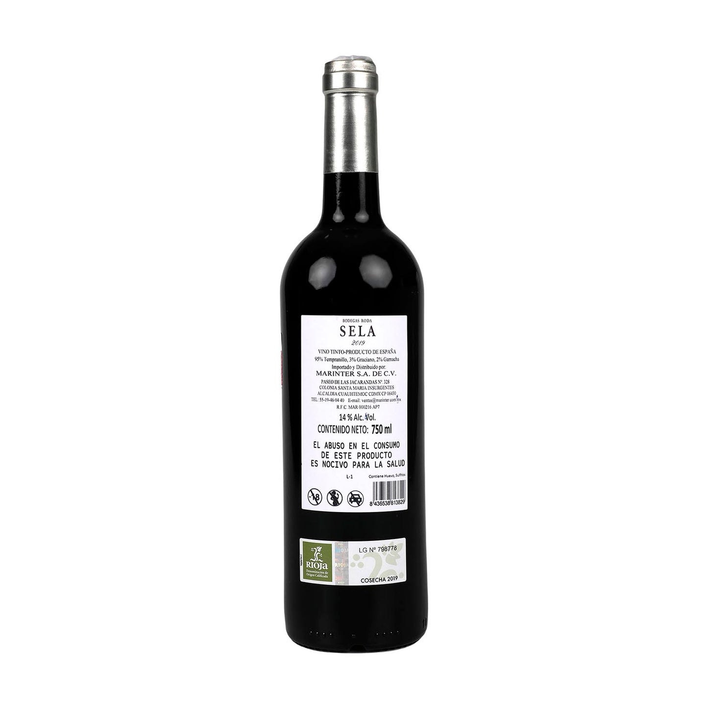 Vino Tinto - Bodegas Roda Sela 2019 - 750 ml - España